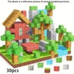 30/50/100Pcs Small Square Magnetic Building Block Sets, Educational Abs Construction Toys, Stem Sensory Games, Suitable For Children Aged 3 - 6, Creative Birthday, Halloween, Christmas Gifts - Image 7