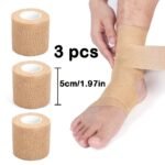 1Pc Sports Tape, 5Cm/1.97In, Non-Woven Material, Universal Fit, Foot Support, Multi-Color Options (White, Black, Blue) - Image 20