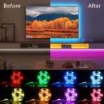 40M-131Ft Led Strip Lights Infrared Remote Rgb Lighting Decorationg Living Room Atmosphere Light Ribbon Flexible Lamp Decor String, Usb Powered, Ideal For Tv Background, Bedroom Ambiance & Party Decorations Halloween Christmas Birthday Gifts - Image 2