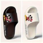 1Pc Mickey And Minnie Mouse Eva Slide Sandals - Thick Sole Summer Slippers With Soft Insole And Durable Outsole, Hand Washable Unisex Indoor/Outdoor Slippers For Men And Women, All-Season Comfort For Home And Casual Wear, Fun Design | Comfortable Slippers, Home Slipper - Image 7