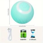 Smart Cat Ball Toy With 150 Mah Bettery: An Automatic Rolling Ball For Hours Of Interactive Fun! - Image 9