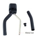 1Pc/2Pcs Adjustable Wall-Mounted Guitar Stand, 304 Stainless Steel Non-Slip Sponge Bracket, Easy Installation, Black, Suitable For Guitars, Ukuleles, Violins - Instrument Display Hook - Image 7