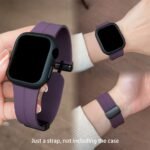 Magnetic Strap For Apple Watch Ultra 49Mm Folding Buckle Type Watch Band For Iwatch Series 8 Se 7 6 5 4 3 45Mm 41Mm 40Mm 44Mm 42Mm 38Mm Bands, Smartwatch Accessory, Wearable Tech Accessory, Modern Smartwatch Band, Sleek Watchband Design, Highquality, Comfortable Wristband, Adjustable Watchband, Gadget Lovers, Fitness Tracker Wearers - Image 13
