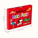 Suitable For Children'S 16-Pattern 32Pcs Animal And Fruit Themed Matching Puzzle Cards, Educational Cognitive Development Toy Set, Suitable For Toddler Learning, Perfect For Birthday Parties, Baby Showers, And Holiday Gifts, Ages 0-3 - Image 2