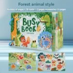 Interactive Busy Book For Youngsters 3+ | Colorful Educational Paperback With "Gel Vehicle" Theme | Enhances Cognitive & Logical Skills | Features Vibrant Illustrations & Engaging Activities, Educational Toys For Winter - Image 9