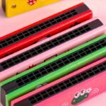 Pack Of 1 Wooden Harmonica Toy For Kids, 16-Hole Musical Instrument, Educational Party Favor, Beginner'S Easter Gift, Random Color - Image 5