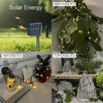 1Pack 20/100/200 Led Crystal Globe Solar String Lights, Solar Outdoor Lights, With 8 Lighting Modes, Halloween Decorations Lights Outdoor For Garden Tree Patio Party Christmas Courtyard - Image 8