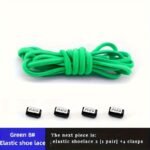 1 Pair Spandex Elastic Semicircle Shoelaces, No-Tie Quick Laces For Sneakers And Shoes - Image 9