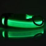 Pet Dogs Adjustable Luminous Collar For Night Safety - Striped Glow-In-The-Dark Collar For Night Walking - Image 5