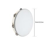 1Pc Wood Handheld Tambourine, Single Row Metal Jingles, Percussion Musical Instrument For Church, Ktv, Party, Game - Image 8