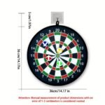 12 Sticky Balls/6 Sticky Balls, Dart Board Set Indoor Outdoor Toy Balance Training Parent-Child Interactive Birthday Party Game Supplies - Image 2