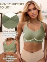 Original Jelly Strip Women'S Seamless Sleep Push-Up Breast-Shrinking Underwear - Image 2
