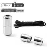 1Pair Convenient Elastic No-Tied Shoelaces, Suitable For Sneakers And Sports Shoes - Image 5