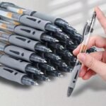 20Pcs Retractable Gel Pens, 0.5Mm Black Red Blue Neutral Gel Pens, Telescopic Gel Ink Ball Pens, 10 Gel Pen +10 Gel Pen Refills, Suitable For Diary, Office, School And Home Writing - Image 8