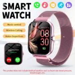 Hot 2024 New Best-Selling 1.83-Inch Full Screen Touch, Men'S And Women'S Sports Fashion Smartwatch, Dial/Answer Calls, Step Count, Sports Mode, Distance Tracking, Call Information Prompt Multifunctional Smartwatch, Suitable For Iphone And Android Smartphones - Image 7