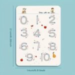 32 Pages Of Reusable Educational Practice Books, Erasable Writing Trackboards, Durable Paper Materials, Suitable For Control Training And Enlightenment Exercises For Children Aged 3-6 - Image 4