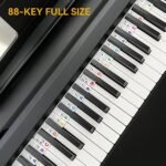 Easy-Learn Piano Notes For Beginners - 88 Key Full Range, Removable & Reusable Keyboard Guide With Colorful Labels (White/Black), No Stickers Needed, Perfect For Practicing Major & Minor Scales, Piano Accessories - Image 7