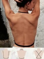 Women'S Sexy Seamless Push Up Bra, Polyamide 78% Spandex 22%, Solid Color, Backless, Invisible Comfort, Removable Padding, Knit Fabric, Wireless, 140Gsm - Adult Lingerie - Image 8