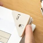 10Pcs Multi-Functional Office Triangle Book Clip - Anti-Roll Plastic File Folder Organizer - Image 7