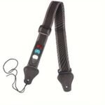 Multi-Use, Comfort-Fit Adjustable Guitar Strap - Woven Nylon, Black, With Paddle Holder For Enhanced Playing Experience - Image 2