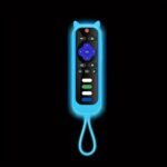 Cute Cat Ear Shaped Glow-In-The-Dark Silicone Universal Remote Control Cover With Lanyard, Suitable For Tcl And Hisense. - Image 3