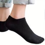10 Pairs/5 Pairs | Breathable Sports Socks | Solid Color Fabric | 300G/M? | Machine Washable | Non-Boxed | Us Size 37-44 - Image 6