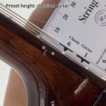 Rp Acoustic Guitar String Spacing Measuring Ruler - Precision Abs Tool For Electric, Classical, Bass & Acoustic Guitars - 80Mm Scale With Preset Chord Distances For Optimal Setup, Classical Guitar Strings - Image 4