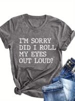 2024 Cross-Border European And American Women'S Round Neck Loose Fit Short Sleeve Casual Top Layering T-Shirt - Image 6