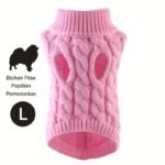 1Pc Cozy Knit Cat & Dog Sweater - Soft Acrylic Pullover For Small To Medium Pets, Winter & Fall Warmth, 7 Color Options, Machine Washable - Image 30