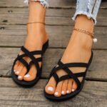 Spring And Summer Women'S Slip-On Sandals Fashion Beach Shoes - Image 4