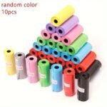 150 Pcs/10 Rolls Thick Leak-Proof Dog Poop Bags, Suitable For Outdoor Walks, Available In Black And Green Colors - Image 8
