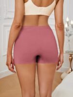 1Pc Solid Seamless Scallop Trim Skirt, Sporty Comfy Breathable Petticoat, Women'S Underwear & Shapewear - Image 7