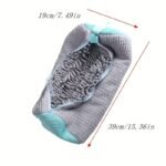 Gray Washable Shoe Bag With Elastic Opening & Mesh Top - Durable Fabric High Quality Design For Shoes, Boots, Jewelry, Watches - Machine Washable Storage Organizer, Shoe Storage, Travel Organizer, Compact Organizer, Reinforced Stitching, Protective Cover, Outdoor Adventurers - Image 2