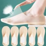 5 Pairs Women'S Summer Boat Socks - Lightweight Breathable Non-Slip No-Show Ankle Socks With Reinforced Heel, Cute Solid Color For Daily Wear & Holiday Gifts, Minimalist Design, Comfortable Fit, Lifestyle