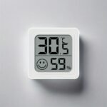 1Pc Digital Thermometer Hygrometer For Home, Car, And Laboratory Use - Battery-Powered, 0.01?C/0.Rh Accuracy, Compact Design With Lcd Display, Ideal For Indoor Temperature And Humidity Measurement, Indoor Thermometer | Modern Thermometer | Durable Plastic Body, Thermometer For Home, Digital Clock For Wall, Digital Wall Clock, Clock Digital, Weather Station, Humidity Meter, Temperature And Humidity Sensor, Temperature Meter, Outdoor Thermometer, Indoor And Outdoor Thermometer, Window - Image 5