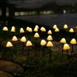 Solar-Powered Mushroom Lights With 10 Leds -, Multi-Color Options (Blue/Purple/Warm), Easy Install, Outdoor Garden & Yard Decor - Image 11