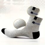 5 Pairs 10 Pairs Men'S Breathable Athletic Socks, Fashion Letter Print High Elasticity Outdoor Running Socks - Image 5