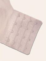 Single Pack Plus Size Seamless V-Neck Bralette, Sexy Style, Polyamide Knit Fabric With Medium Stretch, Solid Color, Wireless, Comfortable Breathable, With Removable Padding - Image 9