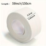 1 Roll Of Waterproof White Self-Adhesive With Bathroom Waterproof Toilet Toilet Kitchen Waterproof Strip Tape Meat-Seam Tape Seal Strip Ideal For Bathroom Sink And Kitchen Super Sticky Bathroom Accessories Home Appliances Home Goods - Image 5