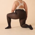 Plus-Size Women'S Thickened Fleece-Lined Tights For Autumn And Winter, Warm Leggings With High Elasticity. - Image 6