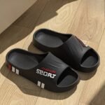 Women'S Cartoon Pattern Eva Slip-On Indoor House Slippers, Non-Slip Casual Comfortable Sports Style Home Slippers For Spring & Autumn - Image 5