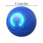 Interactive 4Th Generation Smart Dog Toy Ball, Automatic Moving, Usb Rechargeable, Geometric Pattern, Plastic, For Small Breeds, Pet Play Ball With Lithium Polymer Battery, ?36V - Image 2
