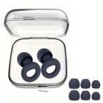 1 Pair Reusable Silicone Ear Plugs With Storage Case - Comfortable For Concerts, Sleep, Focus, And Travel - Image 18