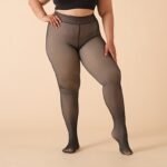 Autumn And Winter Collection Plus-Size Women'S Thickened Fleece-Lined Tights, High-Waisted Stretchy Warm Leggings, Fleece-Lined High-Elastic Base Layer Stockings, Thermal Pants. - Image 6