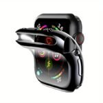 Tpu Screen Protector Case For Apple Watch Series 10/9/8/7/Se/6/5/4/3 - Compatible With Iwatch Models 46Mm, 45Mm, 41Mm, 44Mm, 40Mm, 42Mm - Shockproof Protective Cover - Image 4
