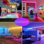 91.44Cm-30.48Meter Rgb Led Strip Lights With Remote & App Control, Adjustable Brightness, Diy Mode, Usb Powered, Abs Material, Non-Rechargeable Button Battery, For Bedroom, Living Room, Tv Mirror Backlight Decoration, Led Lights For Bedroom - Image 10