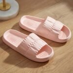Women'S Thick Sole Non-Slip Eva Slides, Casual Solid Color All-Season Slip-On Sandals For Beach And Indoor Use, Summer Sandals - Image 8
