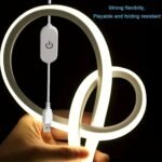 Flexible Led Neon Strip Light, 1M/3M/5M, Usb Powered, Touch Control, Portable Corner Lamp For Home Decor, Reading, Mirror, Tv Background, Halloween, Christmas, Birthday Party Atmosphere Lighting - Image 11