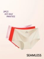 3 Packs Of Seamless Briefs With Mid-Rise Waist - Image 2
