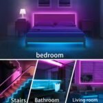 Smart Bedroom Led Lights, Rgb Music Sync Bar Lights With 44-Key Remote Control + App Control, Multiple Modes, Dimming, Flashing, Suitable For Bedroom, Living Room, Halloween, Christmas Gifts, Holiday Parties, And Wedding Decorations - Image 12